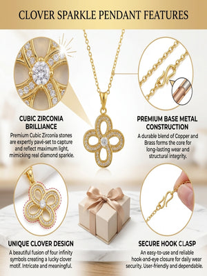 Niluk White & Gold Floral Pendant Necklace