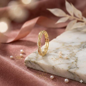 Niluk Serene Swirl Finger Ring