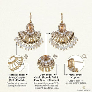 Niluk Royal Dusk Chandelier Earrings