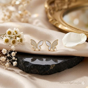 Niluk Gilded Butterfly Studs