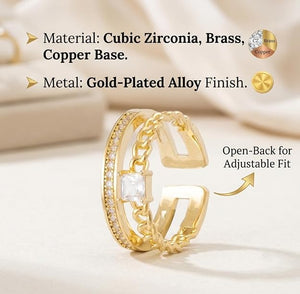 Niluk Luminous Elegance Finger Ring