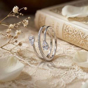 Niluk Stylish Gold-Plated Adjustable Ring