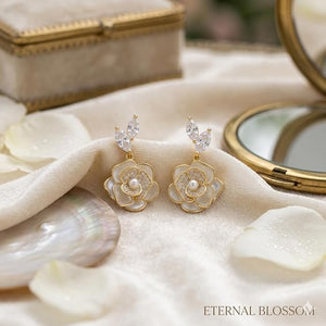 Niluk Golden Blossom Dangles