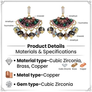 Niluk Gilded Mosaic Earrings