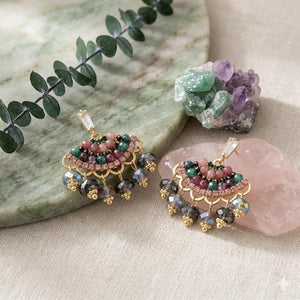 Niluk Gilded Mosaic Earrings