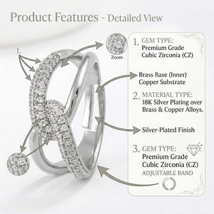 Niluk Whispering Waves Finger Ring