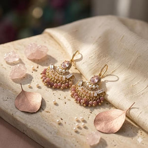 Niluk Royal Dusk Chandelier Earrings