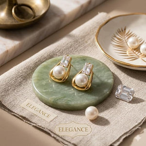 Niluk Pearl Prism Studs