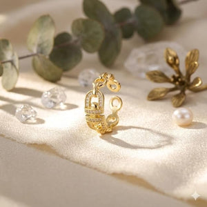 Niluk Gilded Sparkle Finger Ring