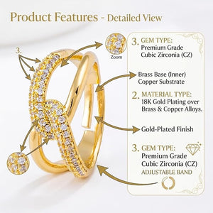 Niluk Whispering Waves Finger Ring