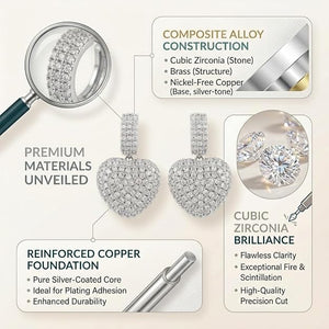 Niluk Crystal Heart Charms