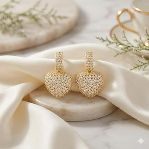 Niluk Crystal Heart Charms