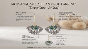 Niluk Celestial Fan Earrings
