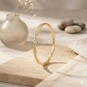 Niluk White Rhodium Luxe Kada