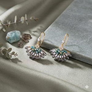 Niluk Celestial Fan Earrings
