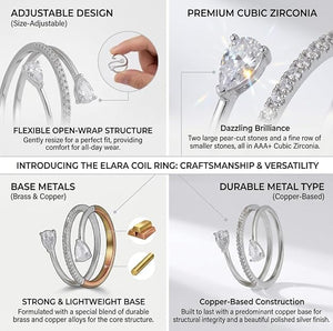 Niluk Stylish Gold-Plated Adjustable Ring