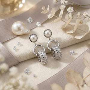 Niluk Rhodium Sparkle Drops