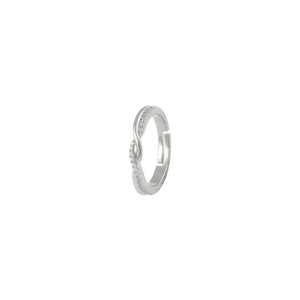 Niluk Serene Swirl Finger Ring