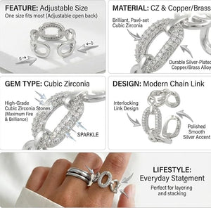 Niluk Whispering Waves Ring