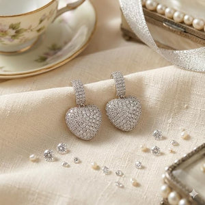 Niluk Crystal Heart Charms