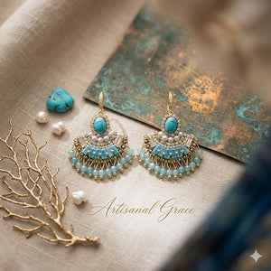 Niluk Royal Dusk Chandelier Earrings