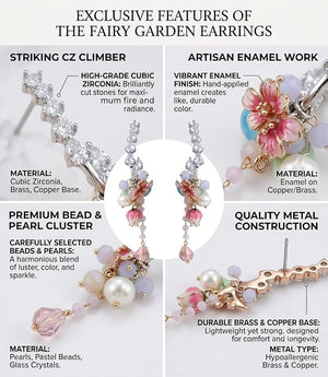 Niluk Whimsical Charm Drop Earrings