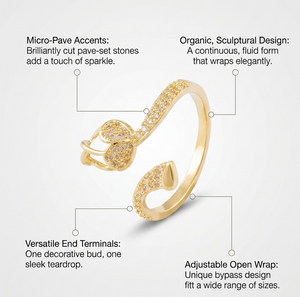 Niluk Silver Bloom Finger Ring